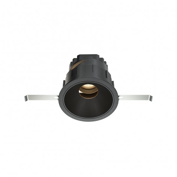 Czarna Oprawka Wpuszczana Maytoni Downlight Wise DL057-10W3K-B