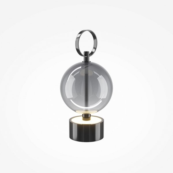 Nowoczesna lampa stołowa Akumulatorowa Double Moon MOD478RL-L3B3K Maytoni MOD478RL-L3B3K czarna LED 