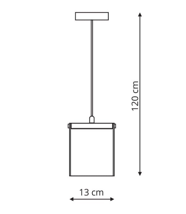 NOWOCZESNA LAMPA WISZĄCA LED LIGHT PRESTIGE CANTOS LP-1114/1P