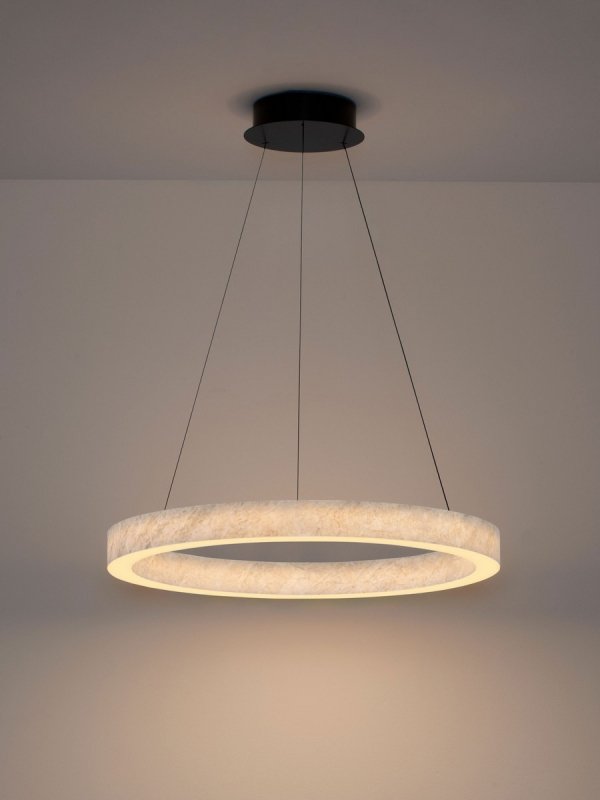 Lampa wisząća marmurowy okrąg 65,5cm Luces Exclusivas