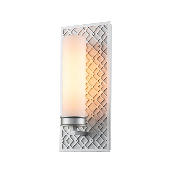 Designerski Kinkiet Ziggy Elstead Lighting ZIGGY1-LS  Lakierowane srebro
