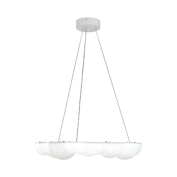 Lampa Wisząca chmurka LED Cloud 50cm Biała 32W 4000K Step into Design ST-DL6123P-50