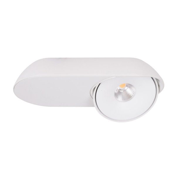Lampa sufitowa plafon LED minimalistyczna nowoczesna podłużna regulowana biała aluminiowa Vector C0267 MAXLIGHT 