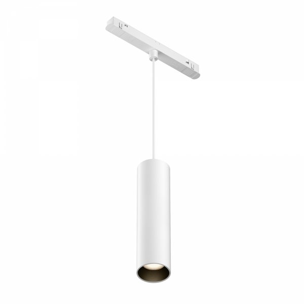 Biała Lampa Szynoprzewodowa Tuba Wisząca Magnetyczna FOCUS EXILITY TR041-2-12W3K-W MAYTONI