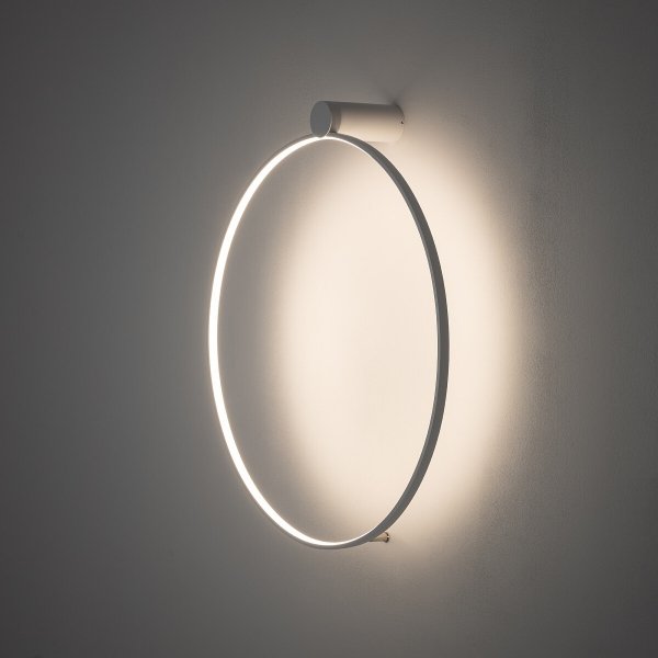 Nowoczesna Biała Lampa Ścienno Sufitowa LED Okrąg CIRCOLO 11603 NOWODVORSKI