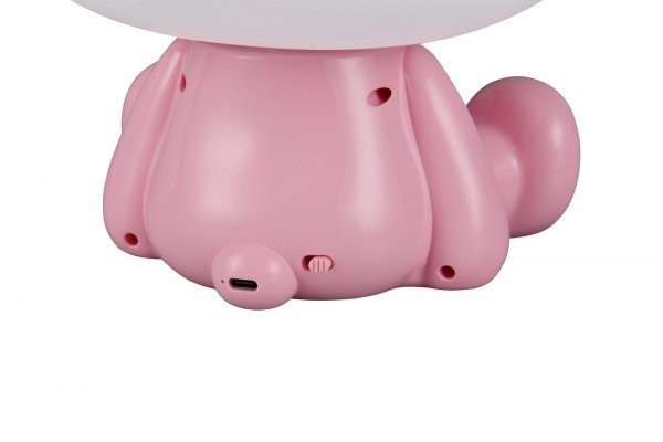 Nowoczesna lampa stołowa nocna LED dziecięca różowa dekoracyjna na komodę biurko zmiana kolorów CUTIE R57991193 Rl