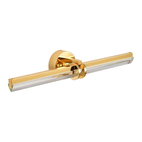 Lampa ścienna kinkiet LED listwa metalowy złoty połysk elegancki klasyczny minimalistyczny uniwersalny LOVELY ST-DN1621-GOLD Step Into Design
