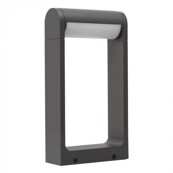 Lampa stojąca zewnętrzna IP65 niski słupek LED ciemno szara Azzardo FRAME 30 AZ6684 12W 3000K