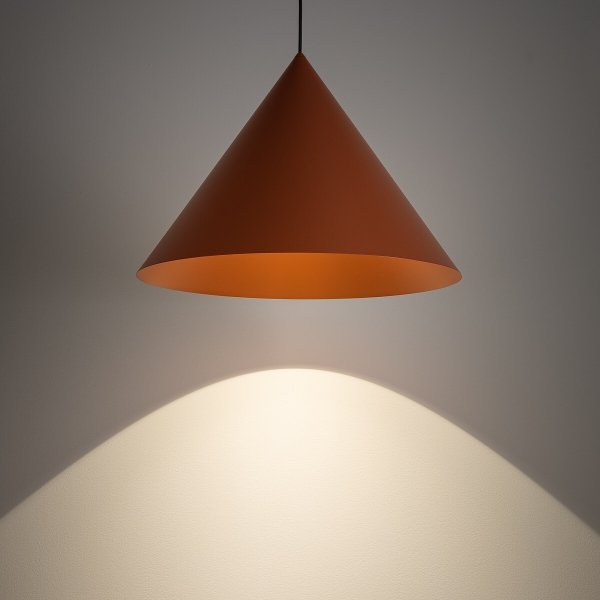 Pomarańczowa lampa wisząca ZENITH L teracotta 11483 Nowodvorski Lighting