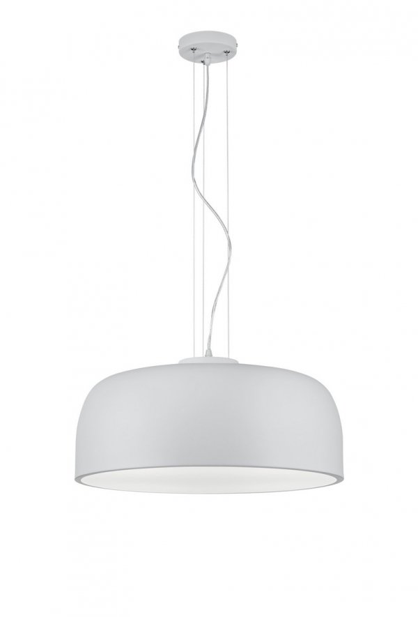 Nowoczesna Lampa Wisząca nad stół salonowa Biała BARON 309800431 TRIO