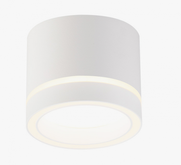 Dekoracyjna lampa sufitowa nowoczesna natynkowa tuba spot sufitowy aluminium biały KENDAL LP-6331/1SM R2 WH Light Prestige