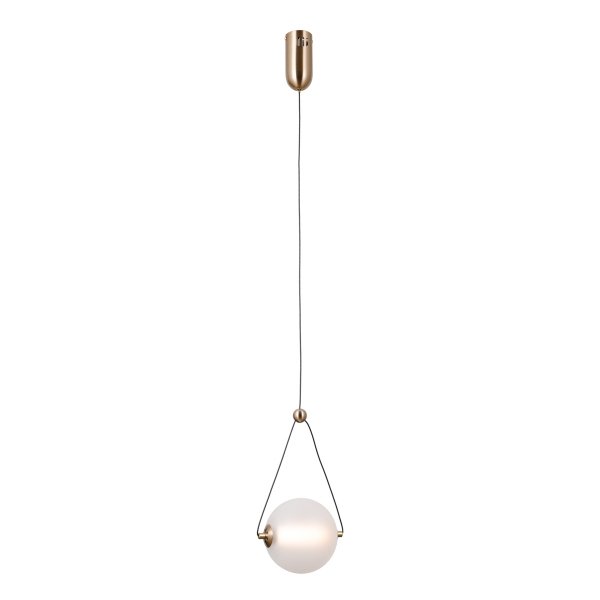 Nowoczesna Dekoracyjna Lampa Wisząca LED RASTIA PND-34361-M-HBR-OPAL ITALUX