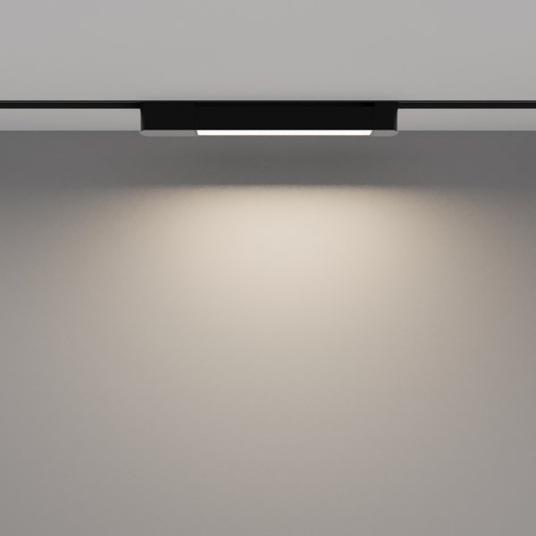 Ścieżka świetlna lampa szynowa LED nowoczesna aluminium czarna Basis MAYTONI TR104-1-12W4K-B-DE