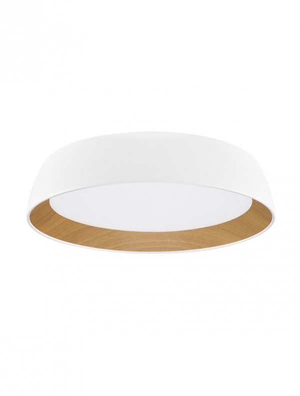 Nowoczesny plafon LED w stylu loft z elementem drewnianym CARACOLLO LE44811 Luces Exlusivas