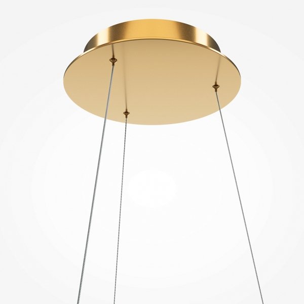 Lampa Wisząca Szklana Złota Glamour KRONE P097PL-L48BS3K MAYTONI