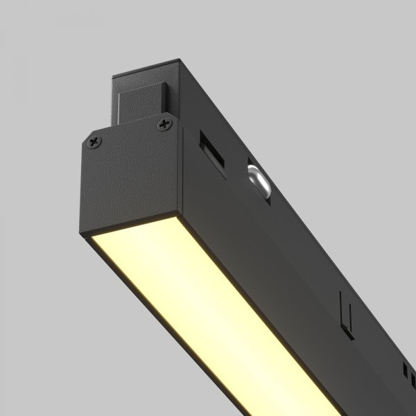 Ścieżka świetlna listwa LED do szynoprzewodu magnetycznego aluminium czarny Basis MAYTONI TR030-2-24W2.7K-B