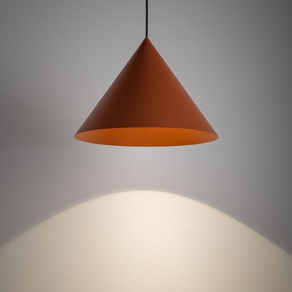 Pomarańczowa lampa wisząca ZENITH M teracotta 11486 Nowodvorski Lighting