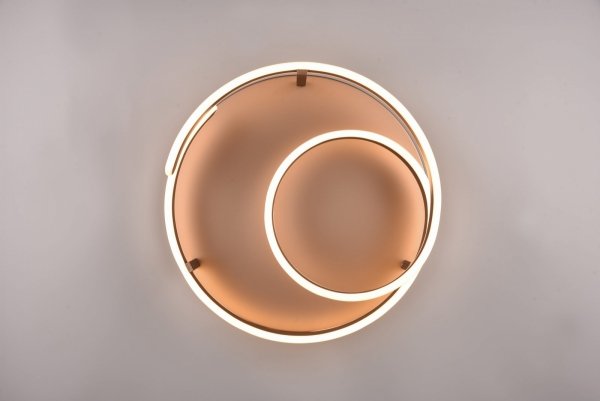 Nowoczesna Dekoracyjna Lampa Sufitowa Plafon W Kolorze Brązowym MARNIE 644110165 TRIO