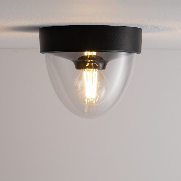 Zewnętrzna Oprawa Sufitowa Plafon IP44 NOOK BLACK 7978 Nowodvorski Lighting