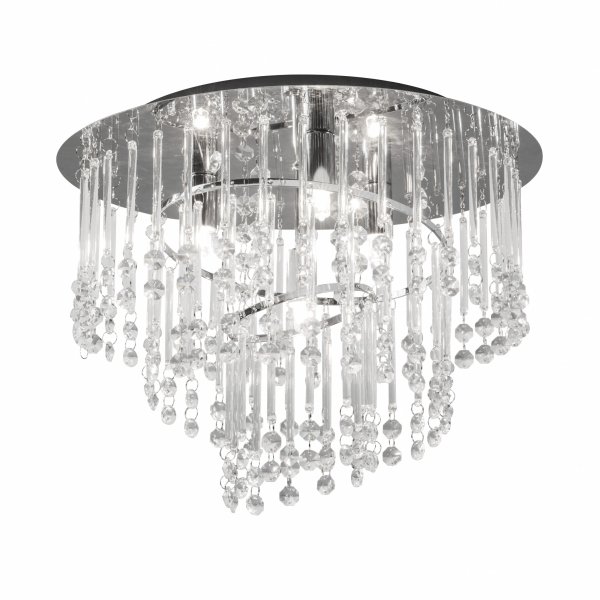 19154L TERRE LAMPA SUFITOWA CHROME
