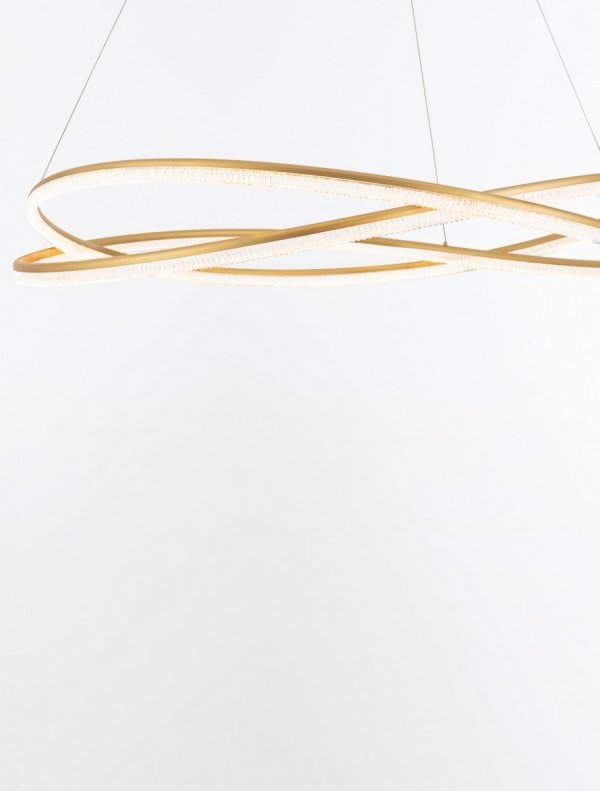 Nowoczesna Lampa Wisząca Złota LED ILAVE LE44324 LUCES EXCLUSIVAS