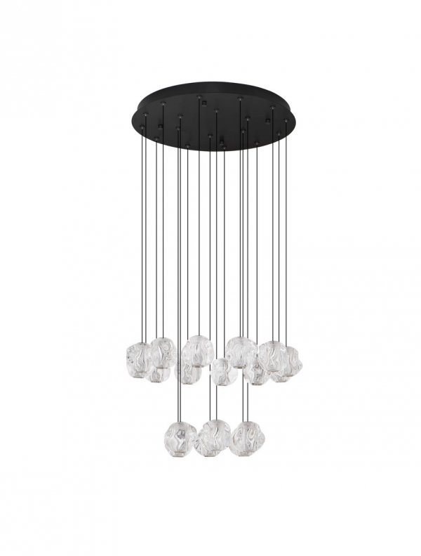 Nowoczesna Molekularna Lampa Wisząca Salonowa Białe Kule LUCES EXCLUSIVAS CHEPEN LE44427