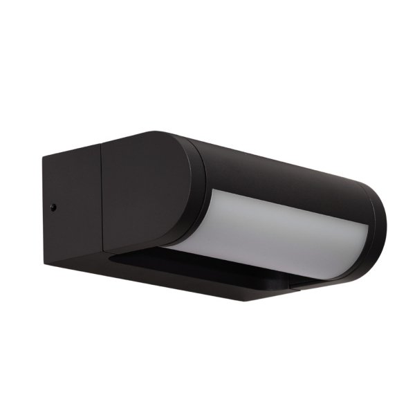 Stylowa lampa elewacyjna na taras i fasadę kinkiet LED regulowany IP65 czarny Azzardo FRAME AZ7015 12W 4000K