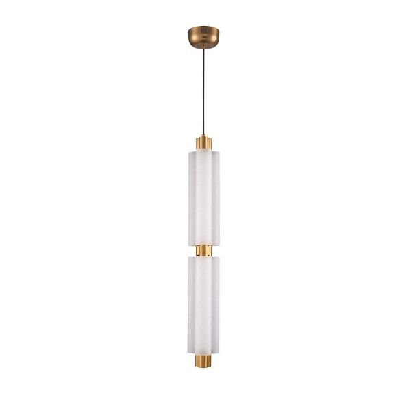 Designerska lampa wisząca OSMO-2 Led złota 73 cm ST-15038P-2 Step into Design