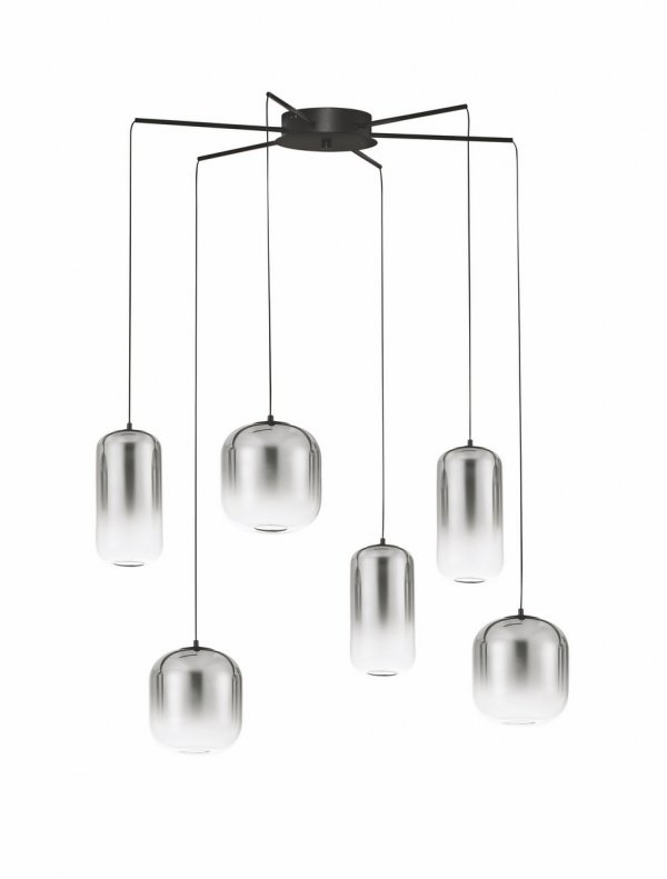 Nowoczesna dekoracyjna lampa wisząca LED szklane kosze ANUCO LE44614 Luces Exclusivas
