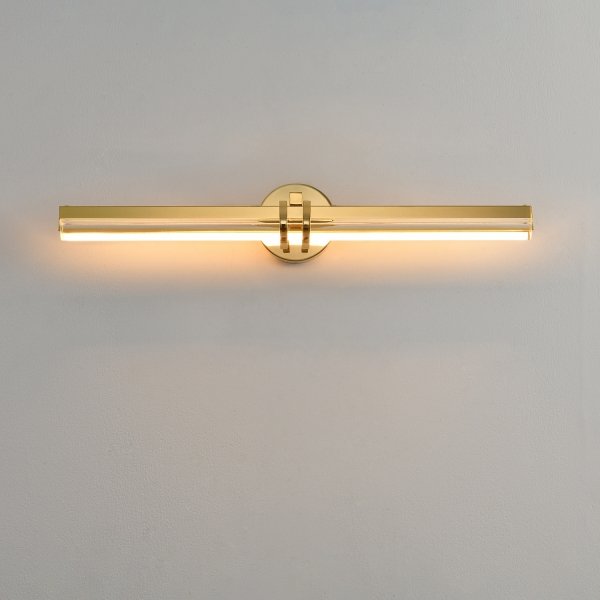 Lampa ścienna kinkiet LED listwa metalowy złoty połysk elegancki klasyczny minimalistyczny uniwersalny LOVELY ST-DN1621-GOLD Step Into Design