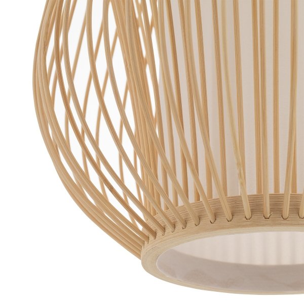 Naturalna Lampa Wisząca Z Bambusa W Stylu Boho PUKET L 11162 Nowodvorski Lighting