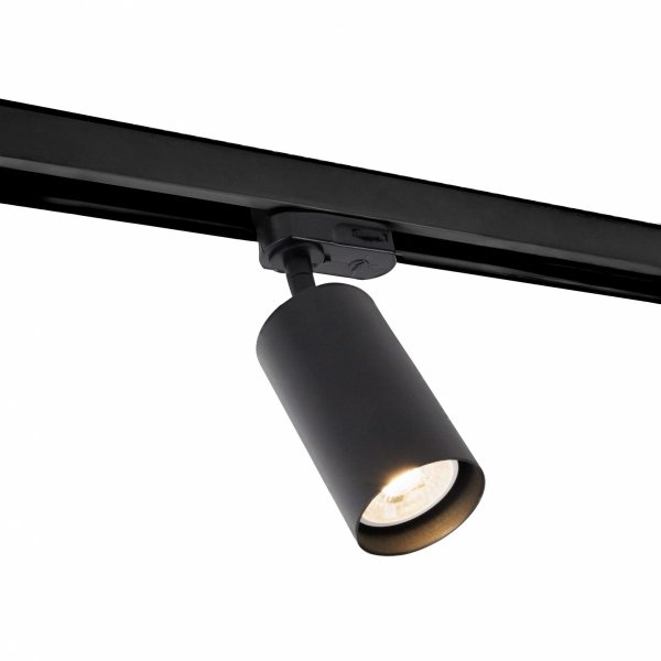 Reflektor do szynoprzewodu 3F czarny tuba minimalistyczny nowoczesny aluminiowy regulownany Rayo S0021 MAXLIGHT