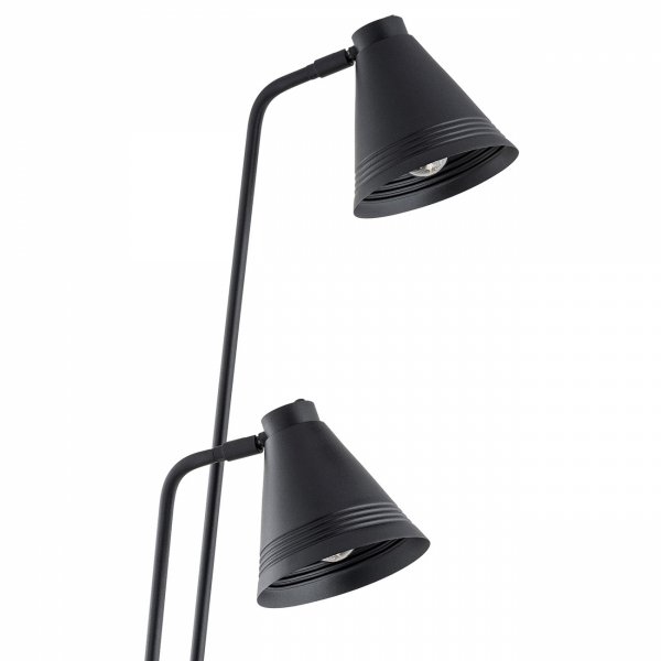 Czarna Lampa Stojąca Podłogowa Vintage AVALONE 7077 ARGON