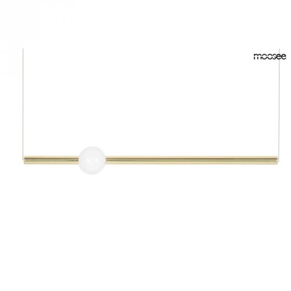 Nowoczesna Złota Designerska Lampa Wisząca LED LIBRA MSE010100221 MOOSEE