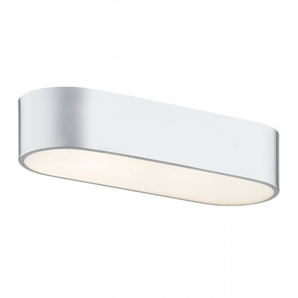 Niebanalny designerski nowoczesny zaokrąglony plafon chrom TONI 6004 Argon