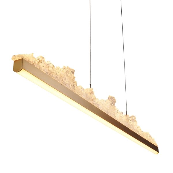 Dekoracyjna lampa wisząca listwa LED designerska MONTANA LONG ST-6490P/L Step Into Design salonowa nad stół