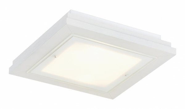 Lampa sufitowa plafon kwadratowy 52cm drewniany klasyczny nowoczesny minimalistyczny biały TABOR 1870 Argon