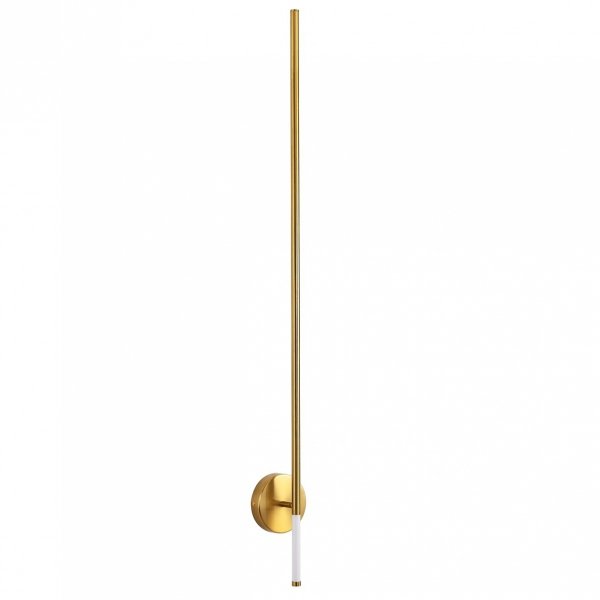 Lampa ścienna kinkiet LED listwa metalowy złoty elegancki klasyczny minimalistyczny uniwersalny FRESCO ST-MD1024L Step Into Design