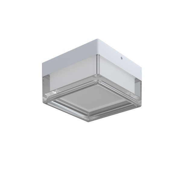 Nowoczesny biały plafon sufitowy LED Nafis PLF-53628-WH Italux