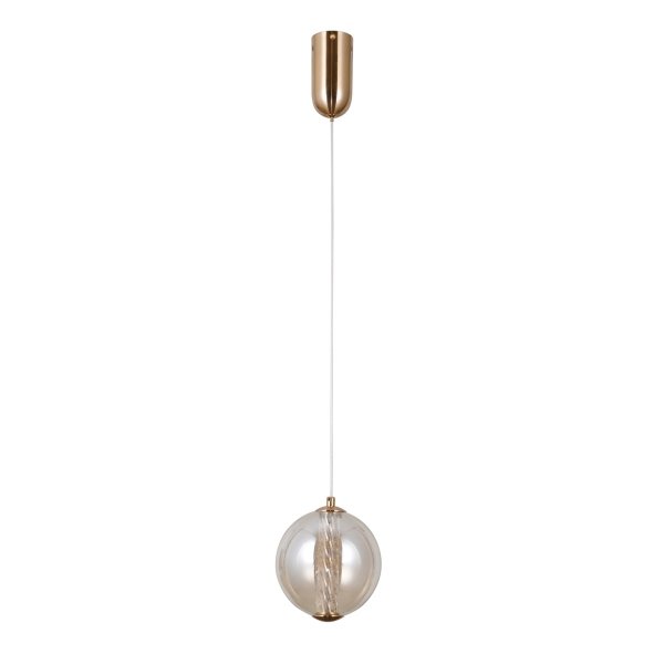 Nowoczesna Dekoracyjna Lampa Wisząca LED BUTERO PND-34359-M-HBR-AMB ITALUX