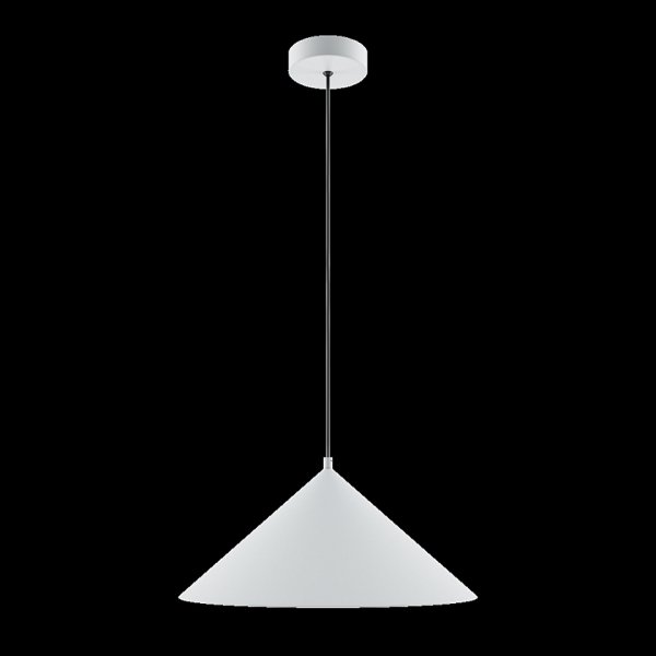 Nowoczesna Lampa Wisząca Basic Colors Maytoni MOD167PL-01W Stożkowy Kształt Biała