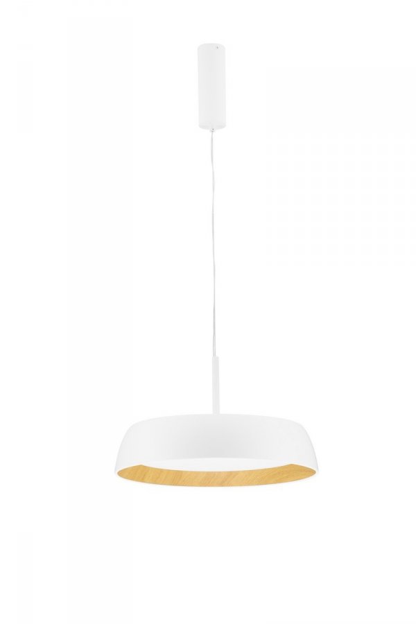 Nowoczesna lampa wisząca LED w stylu loft z elementem drewnianym CARACOLLO LE44813 Luces Exlusivas