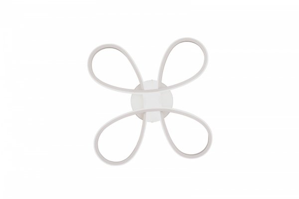 Nowoczesna Dekoracyjna Lampa Sufitowa Biały Plafon FLY 645610131 TRIO