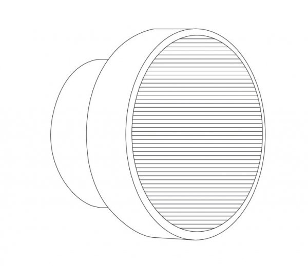 Okrągły kinkiet nowoczesny CARMELLO 1 LED transparentna złota 13,5 Step Into Design ST-DL-8535 gold
