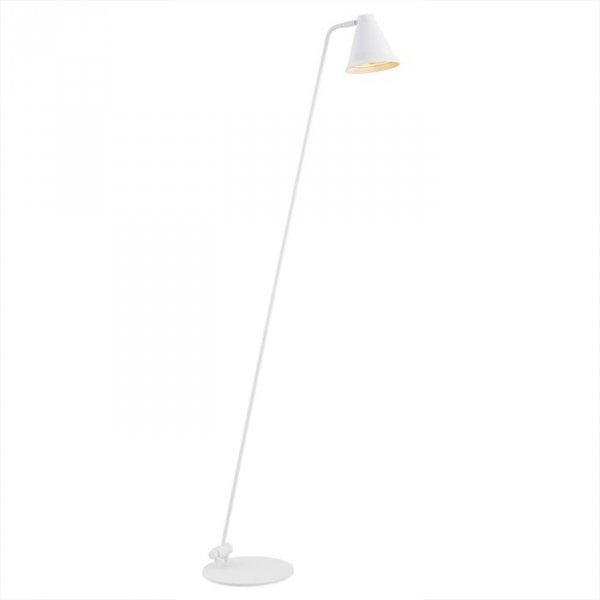Biała Lampa Stojąca Podłogowa Vintage AVALONE 8001 ARGON