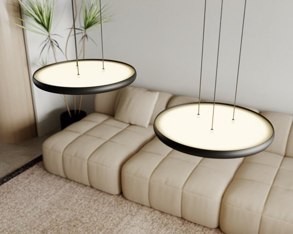 Lampa Wisząca Czerny Okrąg LED VIK P0556 MAXLIGHT