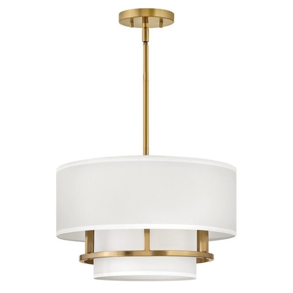 Lampa wisząca Graham Hinkley HK-GRAHAM-M-LCB Lakierowany mosiądz w stylu Art Deco