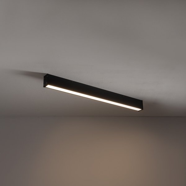 Zewnętrzna Lampa Sufitowa OUTLINE LED M BLACK 11361 Nowodvorski