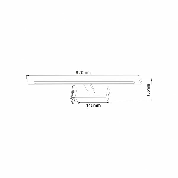 W89443-20W-CH ALTER KINKIET CHROME