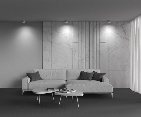 Lampa Sufitowa Tuba Biała LED MAYTONI VEGA C089CL-15W3K-W
